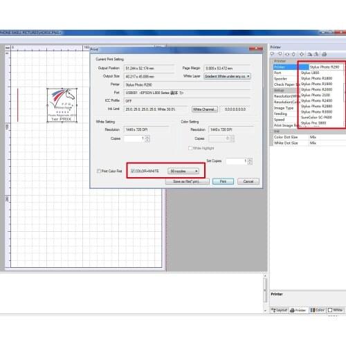 OYfame New Acrorip AcroRIP White ver9.0 software with Lock key dongle for Epson R1390 T50 L800 L805 UV flatbed Inkjet Printer
