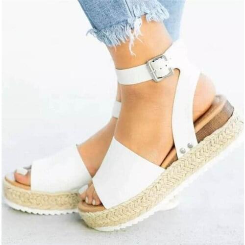 2021 Women Sandals Wedges Shoes for Woman High Heels Sandals Summer Shoes Flip Flop Chaussures Femme Platform Sandals Feminine