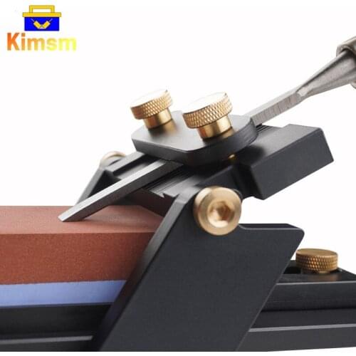 Aluminium Alloy Fixed Angle Sharpener Adjustable Grinding Tools Maximum Clamping 53mm Linear Track Planer Chisel Carving Knife