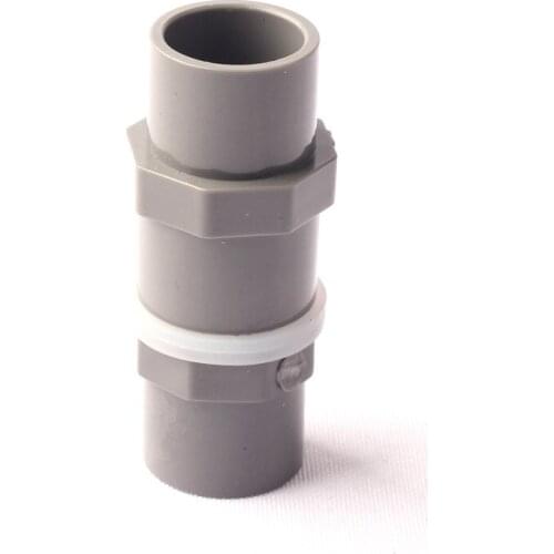 NuoNuoWell Inner Dia. 20mm Fish Tank Drain Pipe Connectors Clamp 0~5mm Thickness Glass Aquarium Pipe Fittings 2pcs Gaskets