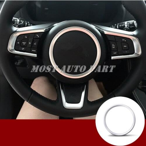 ABS Inner Steering Wheel Sequins Cover Trim For Jaguar F-Pace XE XF Car accesories interior Car decoration