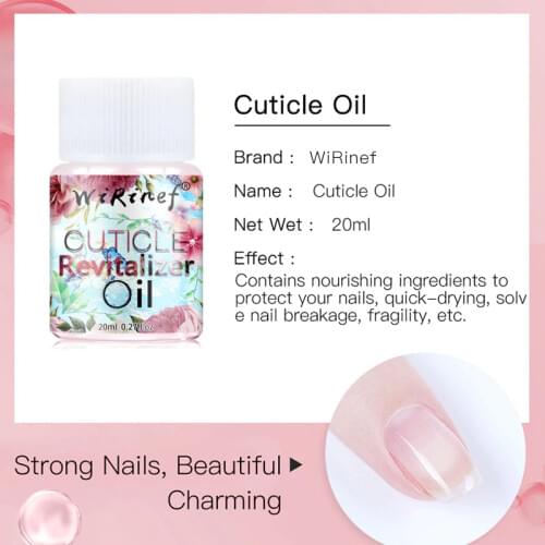 WiRinef Nail Treatment Finger Edge Oil Nutrient Anti-dead Skin Barb Moisturizing Skin Oil Cuticle Revitalizer Nail Care TSLM2