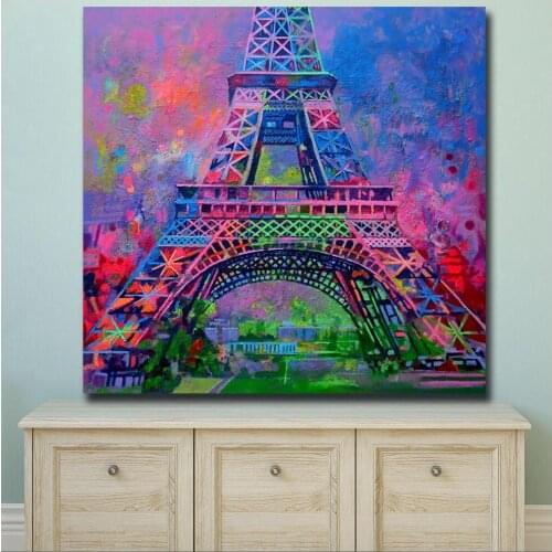 Wlong Home Decor Wall Art Pob GRAN TORRE Oil Painting On Canvas Picture Wall Paintings for Living Room Posters and Prints