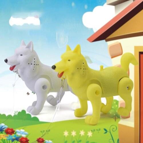 Funny Dog Squirrel Animal Musical Lighting with Leash Walking Doll Kids Toy Gift
