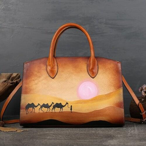 Shoulder Bag for Women Genuine Leather Luxury Handbags Women Bags Designer Woman Real Cow Leather handbag tote bags for women