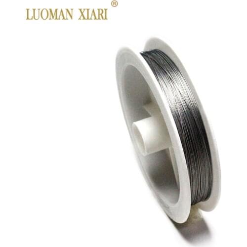 100M Silvery 0.3mm Steel Wire Never Fade Material String Cord Line Handmade For Jewelry Making DIY Bracelet Necklace Findings