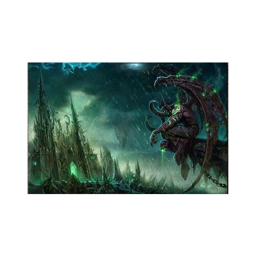 24style Choose World of Warcraft Game Art Film Print Silk Poster Home Wall Decor 24x36inch
