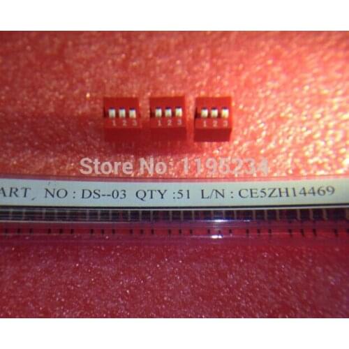 100pcs 3P 3 Position DIP Switch 2.54mm Pitch 2 Row 6 Pin best quality
