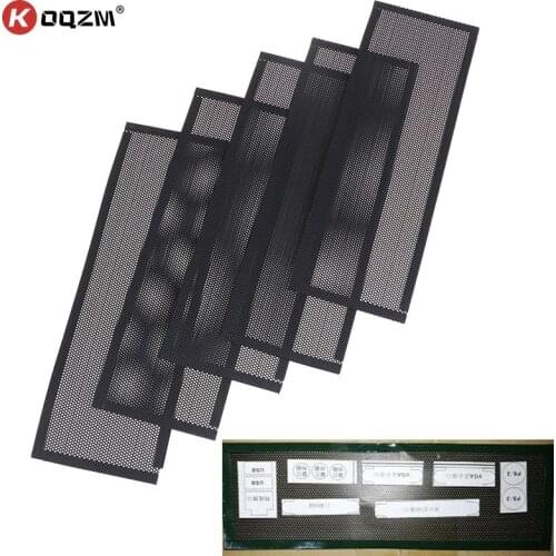 5PCS Practical PVC Dust Filter Universal DIY Shield Back Plate For Computer Chassis I/O