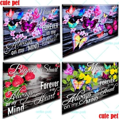 Diamond Painting Full Square Drill Flower Rose Diamond Embroidery Sale Text Butterfly Rhinestones Mosaic Cross Stitch Home Decor