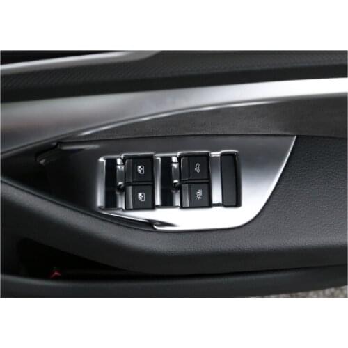 Car accessories Left hand driving For Audi A6 C8 2019 high equipped interior Car-styling cover trim window lift button switch