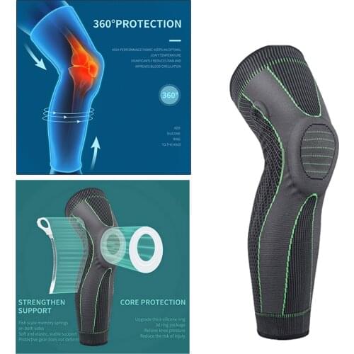 Knee Sleeve Compression Brace Support For Sport Joint Pain Arthritis Relief