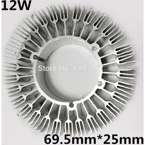 Free Shipping 12W 15W Pure aluminium heat sink for led lamp cooling DIY light radiator