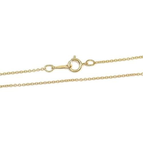 Beadsnice Rolo Chain Necklace Gold Filled O-chain for Women Jewelry Wholesale High Quality ID40120