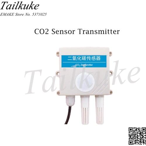 CO2 Sensor Transmitter Agricultural Greenhouse Concentration Infrared Monitor with Temperature and Humidity