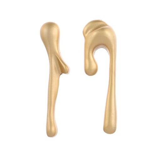 ELEGANCE Punk Earrings Gold Bone Shape Stud Jewelry Female Earrings Christmas Party Jewelry Gift for Women