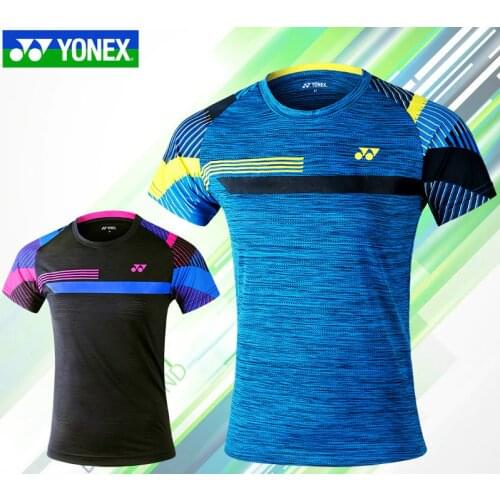 Yonex YY Badminton Jersey Womens Jersey T-shirt Quick-drying Slim Competition Uniform 215359