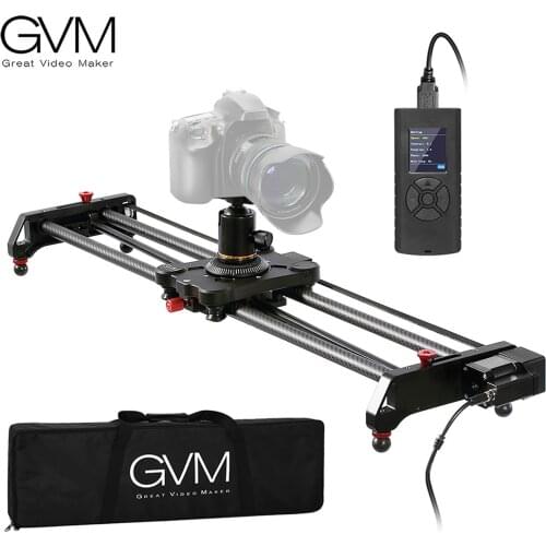 GVM GR-80QD Camera Slider 80cm Motorized Photography Track Dolly Video Stabilizer Rail for DSLR Camera Camcorder Smartphones