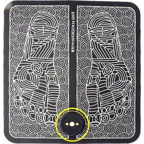 Pulse Foot Massage Cushion EMS Physical Therapy USB Rechargeable Massager Feflexology Device Muscle Stimulator Leg Care Pad Mat