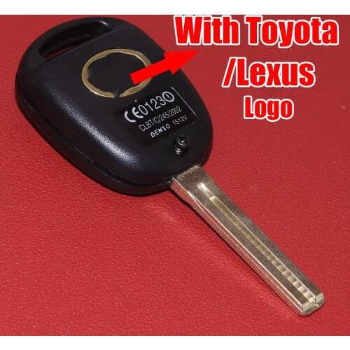 JEAZEA 1Pc 2 3 Buttons Fob Key Case Remote Car Key Shell For Toyota Corolla Land Cruiser YARIS CAMRY RAV4 For Lexus RX300 ES300