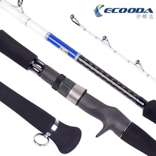 ECOODA BOAT ROD EEB II 1.98/2.28/2.58M casting boat rod and spinning boat rod fuji guides and reel parts Middle and deep fishing