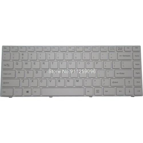 Laptop Keyboard For DK300H PRIDE-K2041 VER:A0 3430000015 English US White New