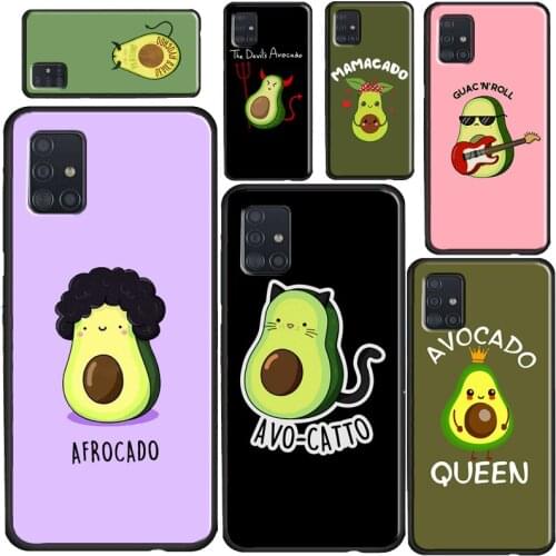 Cute Avocado Case For Samsung A32 A52 A72 A12 A42 A21S A20e A02 S A10 A20 A40 A50 A70 A11 A31 A51 A71