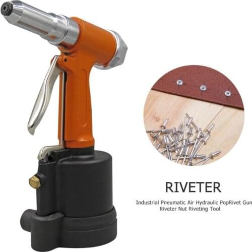 Industrial Pneumatic Air Hydraulic Pop Rivet Gun Riveter Nut Riveting Tool Home DIY Pneumati Rivet Gun Free shipping