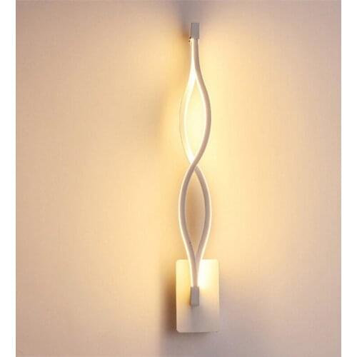 LED wall lamp indoor bedroom bedside living room modern simplicity lighting sconce corridor aisle stairs Acrylic light fixture