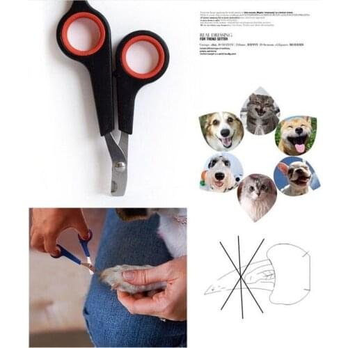 Dog Cat Pet Claw Toe Nail Cutter Clipper Trimmer Grooming Scissor Shear Groomer