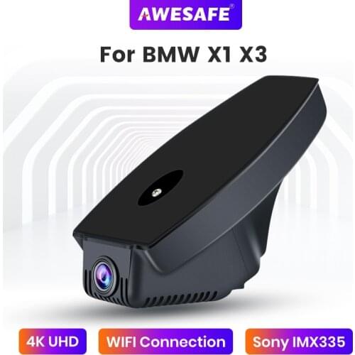 AWESAFE 4K Dash Cam For BMW Camera Car DVR Video Registrator For BMW X1 E84 X3 E83 2010 2011 2012 2013 2014 2015