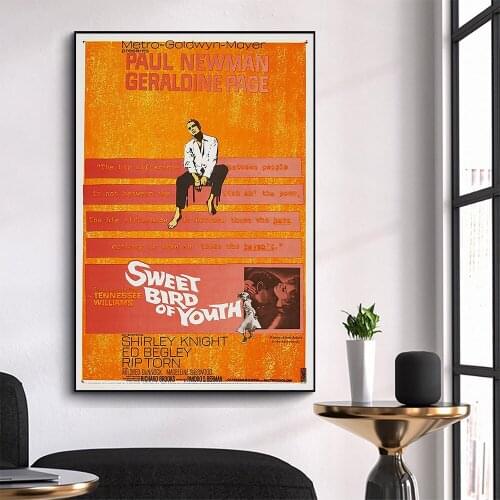 WM3162 Sweet Bird of Youth Wonderful Classic Movie HD Silk Fabric Poster Art Decor Indoor Painting Gift