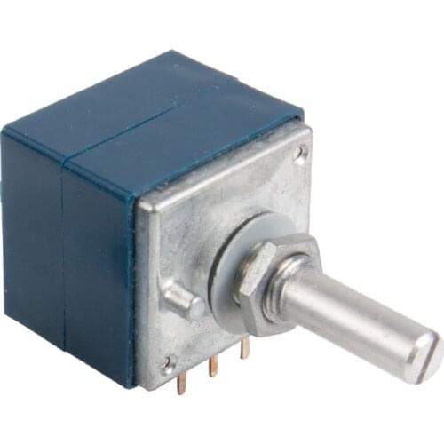 Japanese original ALPS RK27 blue shell dual fever volume potentiometer A10K 50K 100K 250K