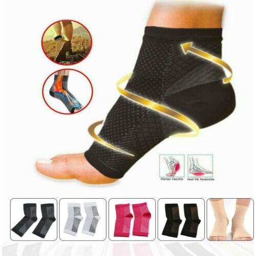 1PCS Elastic Knitted Sports Ankle Support Brace For Cycling Yoga Basketball Volleyball Men Women Foot Joint Ankle Protector