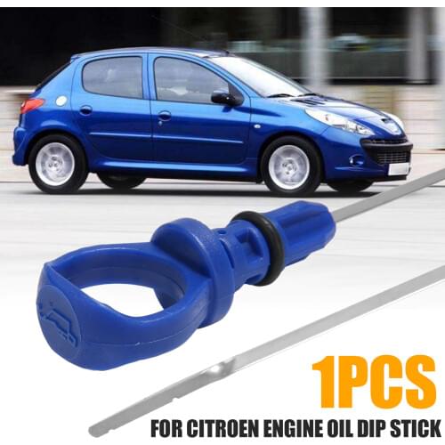 1pc Simple Design Engine Oil Dip Stick Dipstick Measure For Citroen Peugeot 206 307 406 Engine Parts