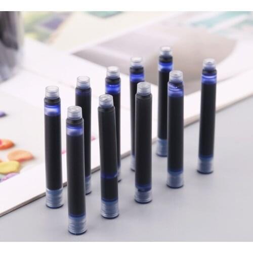 100pcs Jinhao Universal Erasable Blue Fountain Pen Ink Sac Cartridges 3.4mm Refills School Office Stationery