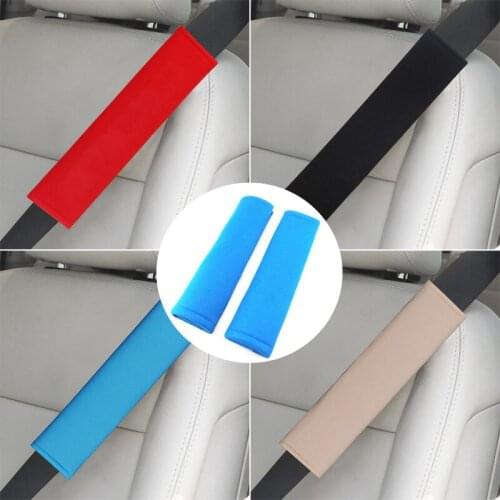 2pcs Car Seat Belt Pads Seat Shoulder Strap Pad Cushion Cover Car Belt Protector Safety Belt Cover for Audi A-series C-series