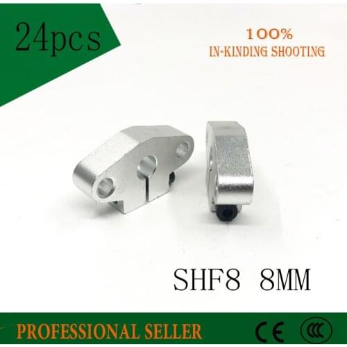 24pc 3D Printer SHF8 Aluminum Rod Rail Shaft Linear Rail Support CNC Router XYZ Axiz for Reprap 3D Printer