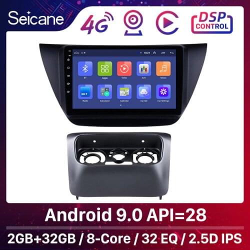 Seicane Android 9.1 2Din 9 inch Car GPS Multimedia Player For Mitsubishi lancer ix 2006 2007 2008 2009 2010 Including frame