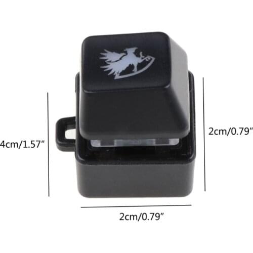 RGB LED Mechanical Keyboard Switch Keychain Light Up Backlit For Keyboard Tester