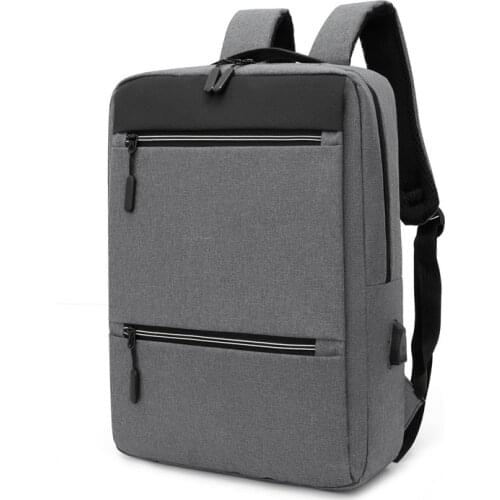 Business Computer Bag Mens Backpack Commuter Travel Fashion Color Contrast Men Backpack Square Large-capacity Backpack Male