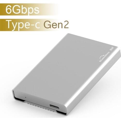 HDD Enclosure USB 3.1 Gen2 SATA HDD SSD case Hard Disk Enclosure 2.5' 7-9.5-15mm TYPE-C Case for External Hard Drive
