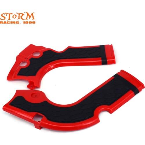 Frame Red Guards Fairing Covers Protector For HONDA CRF250R 2014-2016 14 15 16 CRF450R 2013-2016 13 14 15 16 CRF 250R 450R