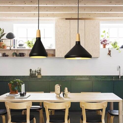 Chandelier Lampshade restaurant Ceiling Led Indoor decoration Modern suspension Dining table kitchen hanging loft Bar counter