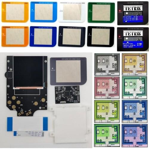 Multiple Colour Screen Super OSD Version RIPS V4 LCD High Brightness iPS Backlight LCD Kit For GameBoy DMG GB DMG Console