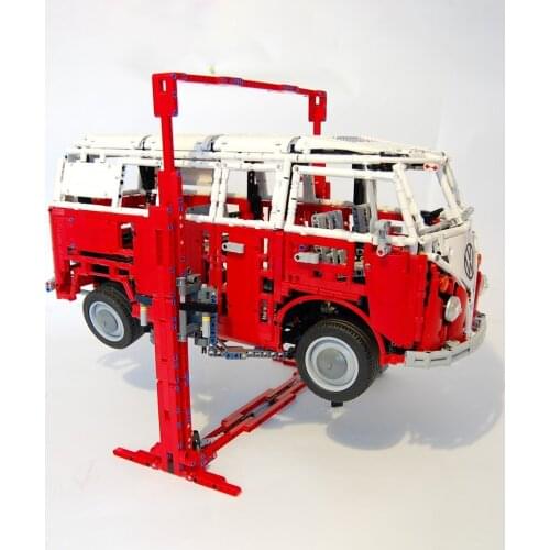 MOC-3086 Auto Repair Lift Adapter 1:10 Model Electric Lift Boy Gift Difficulty Plugging Technology Accepts