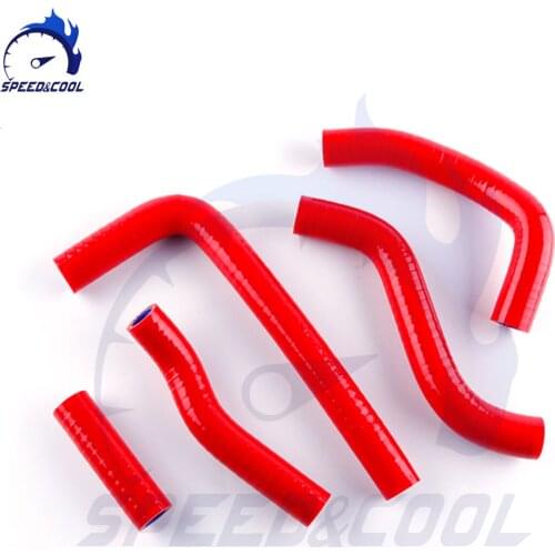 Motorcycle Silicone Radiator Coolant Hose Kit For SUZUKI RMZ 250 2010 2011 2012 High Performance Pressure Temperature