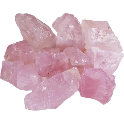 Natural Rose Quartz Rough Bulk Madagascar for Wicca Reiki Crystal Healing