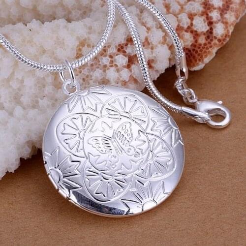 P183 Hot Sale Fine Silver Color 925 Jewelry Wholesale Factory Price Charm Free Shipping Fashion Pendant For Women&men
