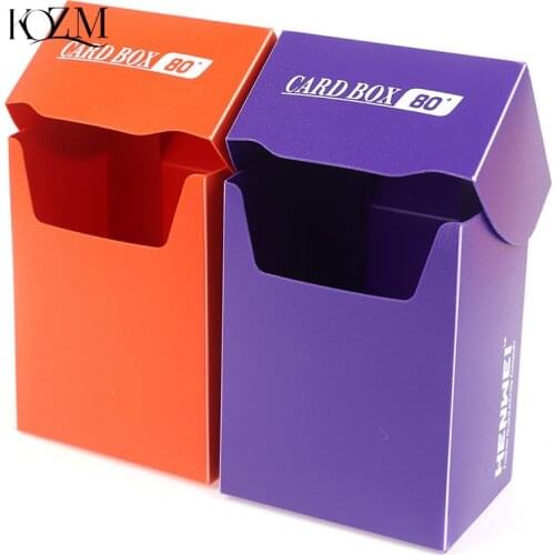 1pc Portable 80 CARDS Deck Box Classic Color Board Games TCG Cards Deck Case